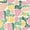 Pink Yellow, variant on Homewish Vintage Daisy Floral Twin Quilt Set,Boho Geometric Art Twin Coverlet Set,White Blue,2pcs