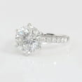 thumbnail image 4 of solitaire jewels 3CT Round Moissanite Hidden Halo Engagement Ring For Women, 18K White Gold, 4 of 6