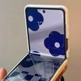 thumbnail image 6 of for Galaxy Z Flip 6 Case with Cute White Flower Wristband, Anti-Yellowing Kawaii Hard PC Shell Ultra Thin Shockproof Cover Phone Cases (White,Flip 6), 6 of 7