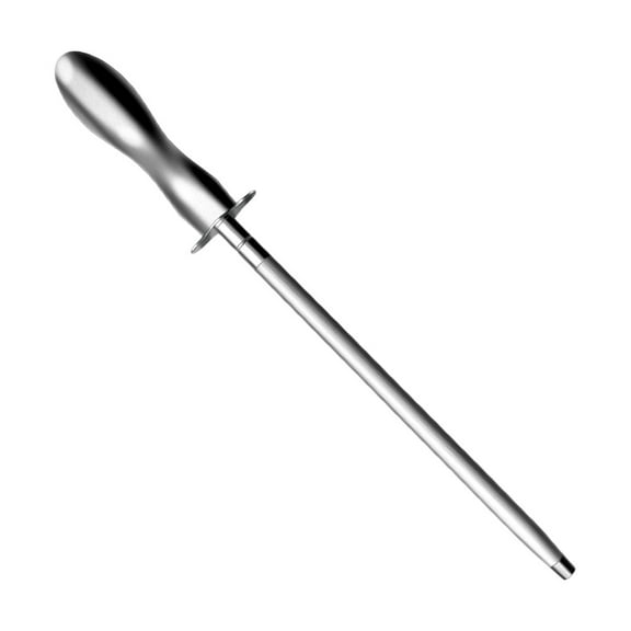 WHAMVOX 1Pcs Silver Steel Tungsten Steel Cutter Sharpener Honing Rod Stick for Knife Sharpening Home Use