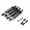 Silver, variant on Riousery 80mm / 3.1 inches Aluminum Front and Rear RC Car Shock Absorbers Replacement Parts Accessory for RGT 136100 1/10 Model, Blue Color, 4 Pieces Included