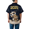 thumbnail image 5 of Happy New Year Yorkshire Terrier Welcome 2025 Balloon Firework Party Hawaiian Shirt Breathable Summer Unisex Merch Yorkie Dog Lover Gifts - 01014, 5 of 6