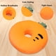 thumbnail image 4 of Chair Cushion | Solid Color | Foam Padded | Ultra Soft & Breathable Seat Pillow | Lightweight | 15x15x3 Inch | Cotton-Spandex | Comfortable Support | Home Office Kitchen Living Bedroom | 1 Pack, 4 of 6