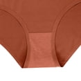 thumbnail image 5 of TYGHBN Women's Oversized Low Waist Seamless Ice Silk Pure Crotch Folded Quick Drying Triangle Pants Woman Underwear Lace Bikini Panties Pack Underwear Women plus Size Lower Waist Trainer Womens, 5 of 6