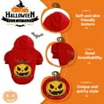 thumbnail image 3 of GASTROPOD Dog Halloween Costumes,Cute Large Dog Halloween Costumes,Polyester Pumpkin Sweater Dog Halloween Costumes Boy,Red,L, 3 of 7