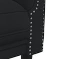 thumbnail image 5 of vidaXL Sofa 3-Seater Black Velvet, 5 of 5