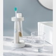 thumbnail image 5 of Adjustable Height Toothbrush Holder Student Dormitory Household Bathroom Supplies White, 5 of 5