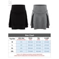 thumbnail image 2 of Gustave Women High Waisted Pleated Skirts with Bottom Shorts Athletic Golf Tennis Skorts Summer Casual Mini Active Skirt "Gray, M", 2 of 9