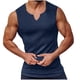 thumbnail image 1 of pstuiky Camisetas sin mangas para hombre, Camiseta deportiva informal de cuello redondo para hombre, de moda, color sólido Chaleco para hombre m, 1 of 5