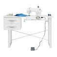 Sew Ready Pro Line Craft, Sewing and Office Desk with 2 Drawers in