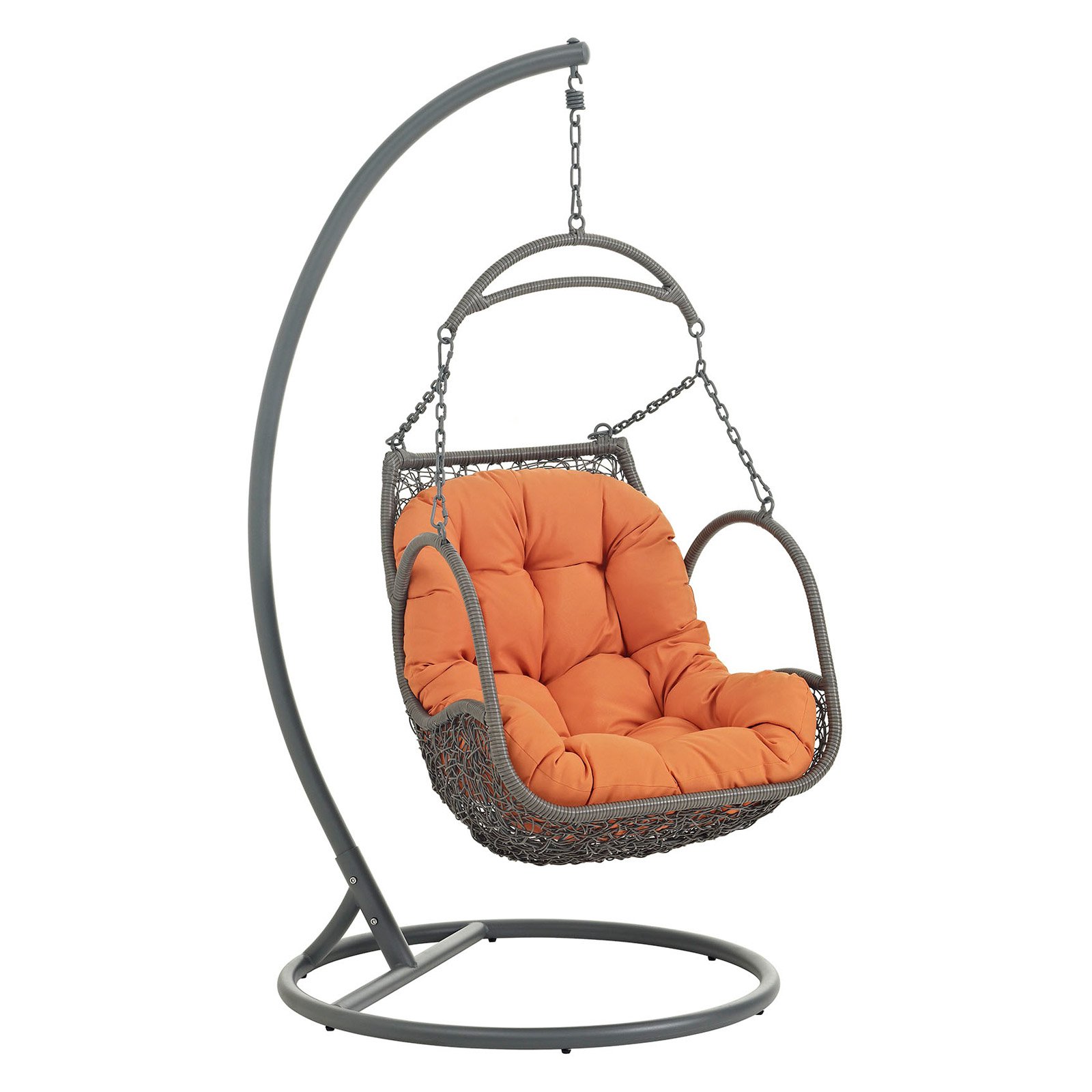 Modway Arbor Outdoor Patio Wood Swing Chair, Multiple