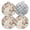 Black3314, variant on 4 PCS Pot Holders for Kitchen,Potholders Sets with Hook for Oven,Cooking,Baking,White Dog Looking Up Amidst A Floral Background