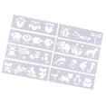thumbnail image 1 of jifeng 8 Journal Drawing Template Stencils Set Scrapbooking DIY Card Animal, 1 of 9