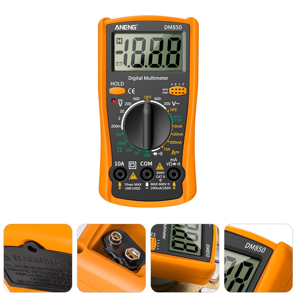 3 Count Silver Tester Electronic Digital Multimeter
