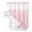 Pink, variant on No Hook Shower Curtain with Snap in Liner, Christmas Snowflake Grey Gradient Hotel Shower Curtains for Bathroom, Washable Shower Curtain Liner Set with Mesh Top Window, 72”x78”