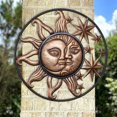 thumbnail image 1 of Decoración de arte de pared de Metal de hierro forjado estatua de decoración de esculturas creativas de sol y luna, 1 of 4