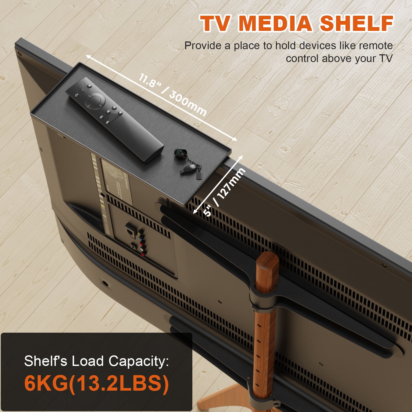 PUTORSEN Premium Wood Easel TV Stand