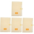 thumbnail image 4 of 4 Count File Holder Storage Bin with Lid Organizer Cube Yellow, 4 of 8