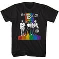 thumbnail image 1 of The B-52's Band And Rainbow Black Adult T-Shirt Xlt, 1 of 2