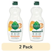 (2 pack) Seventh Generation Dish Liquid Soap Dishwashing Soap Clementine Zest Lemongrass Liquid Soap, 19 oz