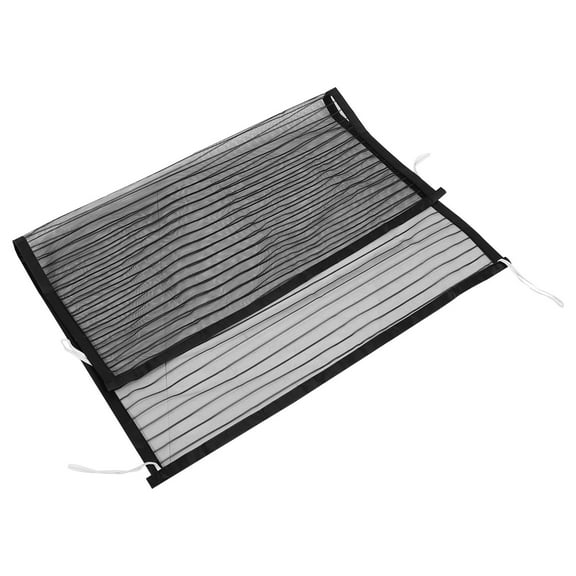 LABSERRON Front Bumper Radiator Grille Mesh Grid For Car Grill Mesh Sheet Pure Black B-Grade Thin Against Debris