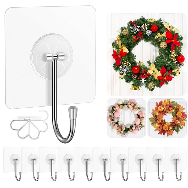 TSAIMEILI 20 Pack WreathHanger,Non Scratch WreathHangersforFront