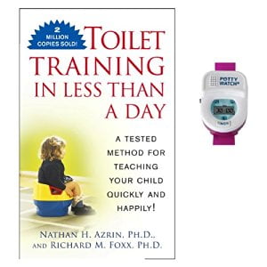 Toilet Training in Less Than A Day Guide Book with Potty Watch Trainer 