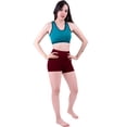 thumbnail image 3 of Short Licra Mujer, Vino, Corto, Unitalla, Deportivo, Dama, Atlético, Boxer, Entrenamiento, Pantalones Cortos, Biker Dahirim Store N21912, 3 of 5