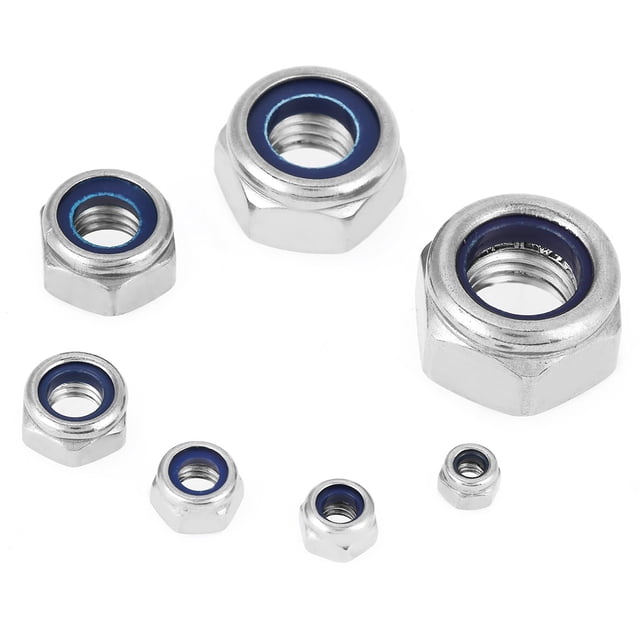 Herwey Hex Nuts, Practical Nuts Assorted Set, Industrial Hardware For Furniture Industrial Accessories Machinery Industry