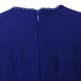 thumbnail image 4 of Richie House Girls' Short Sleeve Wool Dress with Pearls RH2178, 4 of 7
