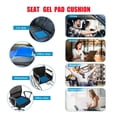 thumbnail image 4 of Almohadilla de gel Lisyline Auto para asiento de moto, reduce la fatiga, 25 x 25 cm, 4 of 6