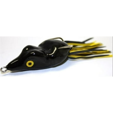 Scum Frog Bassrat Fishing Soft Plastic Black 5/16 Oz. BR-502