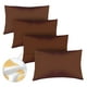 thumbnail image 1 of Amorosa 4 Piezas Fundas de Almohadas Impermeable Protectores de Almohada Suaves y Acogedoras para el Hogar Dormitorio Hotel Café Estándar-50*80cm, 1 of 7