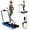 Blue, variant on Superfit 3-in-1 Folding Treadmill with Smart Apps Remote Control LED Display and Speakers Black