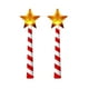 thumbnail image 2 of Decoraciones navideñas, adornos navideños, varita mágica con forma de árbol de Navidad, estrella brillante a rayas rojas y blancas, control remoto para luces de árbol de Navidad, 2 of 9
