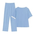 thumbnail image 2 of Conjunto Corto para las Mujeres Casual Deportivo Traje de Deporte Sudadera Y Pantalones de Dos Piezas, 2 of 3