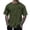 Green, variant on Mens T Shirts White 1/4 Short Sleeve Big & Tall Athleisure Short Sleeve Shirts Lightweight Gradient Crew Neck Summer Beach Basic T Shirts