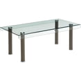 thumbnail image 3 of Furniture of America Ramey Contemporary 2-Piece Coffee Table Set, Champagne, 3 of 9