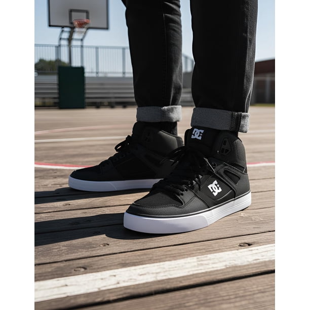 Botas DC Shoes Pure Para Hombre Color Negro Modelo ADYS400043BLW