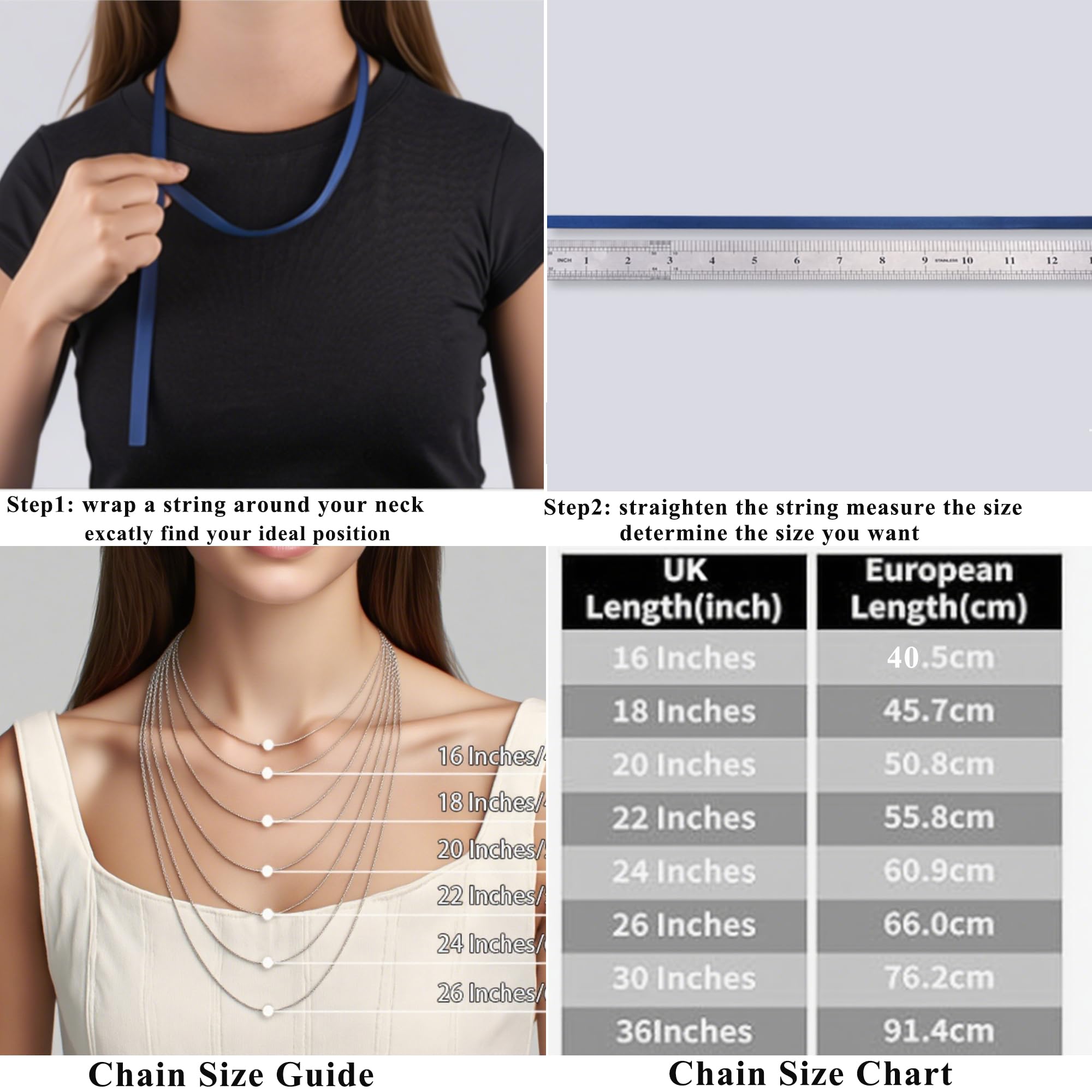 APSVO 925 Silver Plated Rope Chain Necklace photo 4