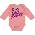thumbnail image 3 of Inktastic Big Sister with Polka Dots Girls Long Sleeve Baby Bodysuit, 3 of 5