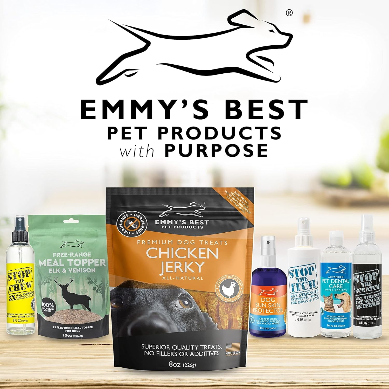 EBPP Chicken Jerky Strips Dog Training Treats, 8 oz