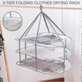 thumbnail image 3 of Foldable 3-tier Sweater Drying Rack, 3 of 5
