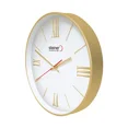 thumbnail image 3 of Reloj De Pared Elegante Steiner Análogo Números Romanos 30 cm White & Rose Gold, 3 of 4