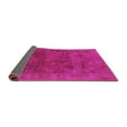 thumbnail image 2 of Ahgly Company Indoor Square Oriental Purple Industrial Area Rugs, 6' Square, 2 of 4