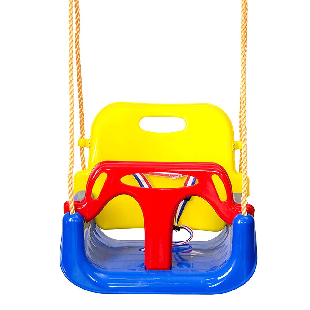 Jiazhounengy 3 in 1 Multifunctional Baby Swing Basket Outdoor Swing Hanging Toy for Kids