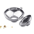 thumbnail image 3 of CAROOTU Stainless Steel Wide Mouth Funnel for Beans Jam Food Powder Kitchen Gadgets, 3 of 5