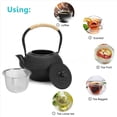 thumbnail image 4 of 2X 1.2L Japones Tetsubin Estilo Hierro Tetera Kettle Tetsubin Tetera + Filtro, 4 of 4