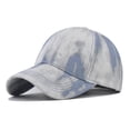 thumbnail image 2 of TRUBKH American Hat Women Beach Hat Baseball Cap for Women Golf Caps for Men Women Cap Mens Running Hat Flat Brim Hats for Men Blue One Size, 2 of 4