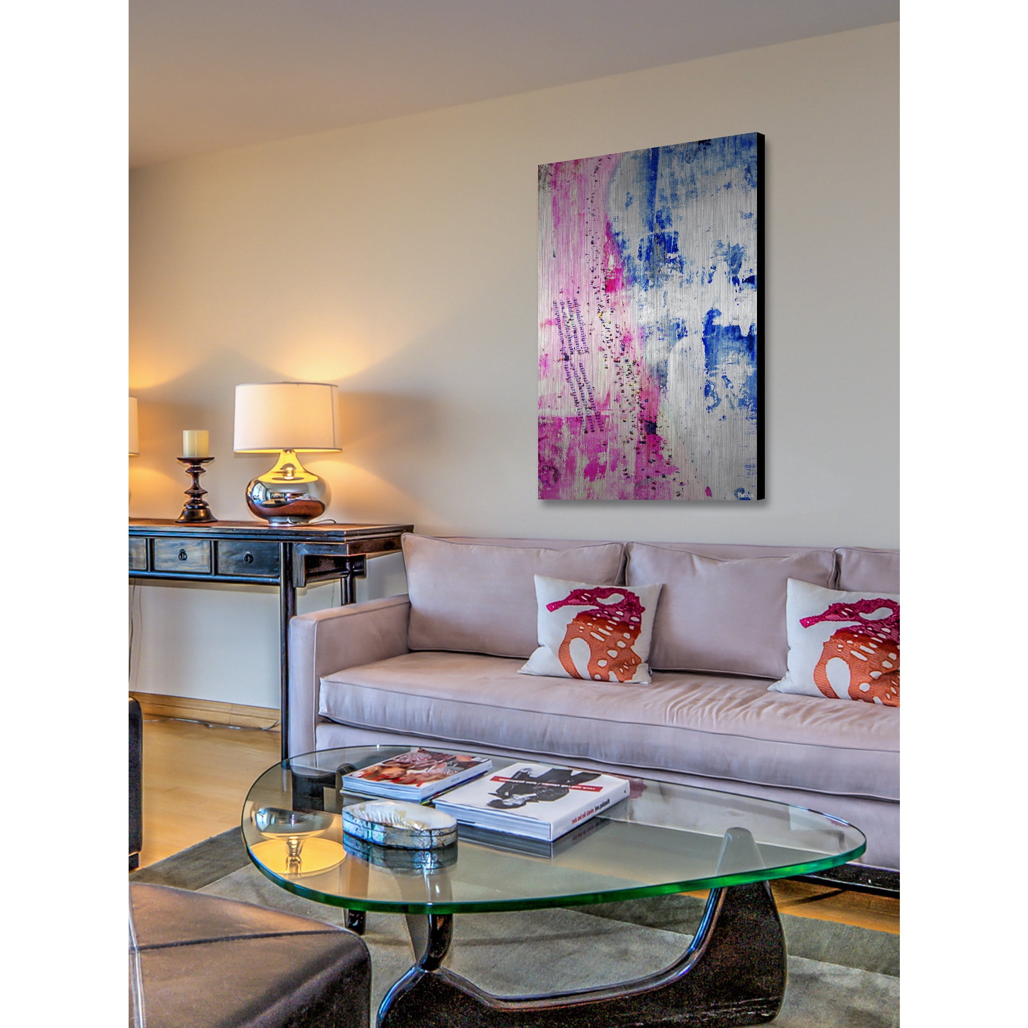 "Exhilaration" Painting Print on Brushed Aluminum